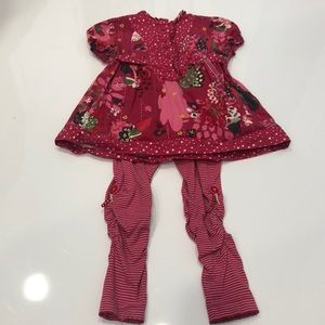Cakewalk Leggings and Tunic Set Size 3